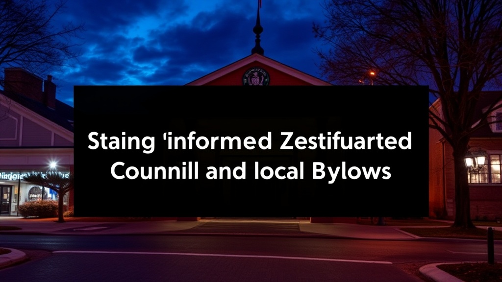Staying Informed About Niagara-on-the-Lake Council and Local Bylaws