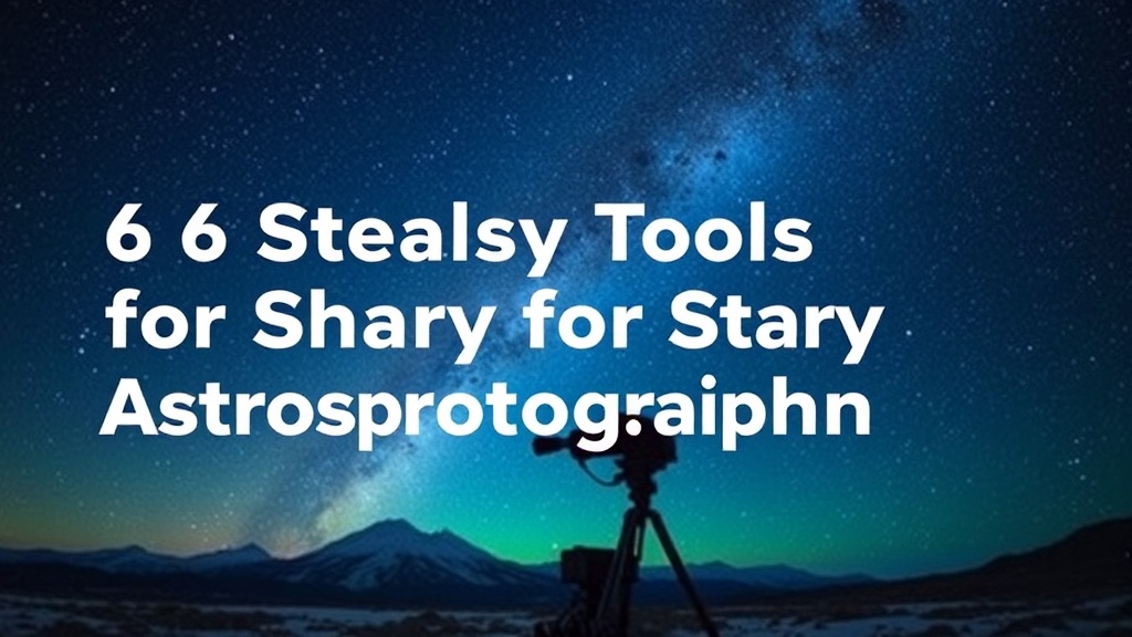 6 Stealthy Tools for Sharp Astrophotography