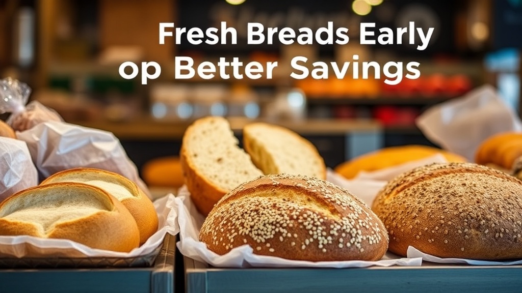 Grab Fresh Breads Early for Better Savings