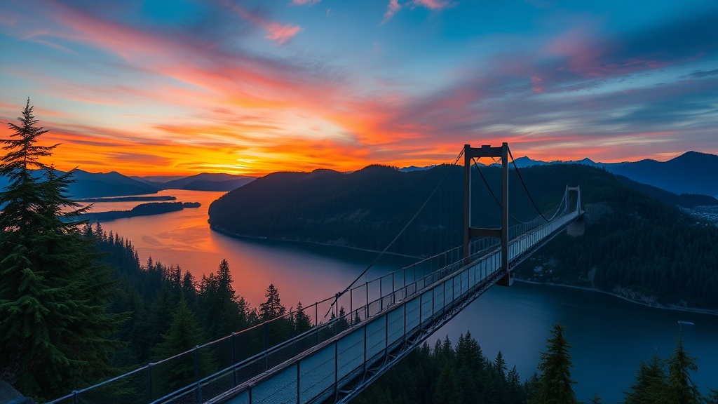 Finding the Best Sunset Views at Capilano Suspension Bridge Park