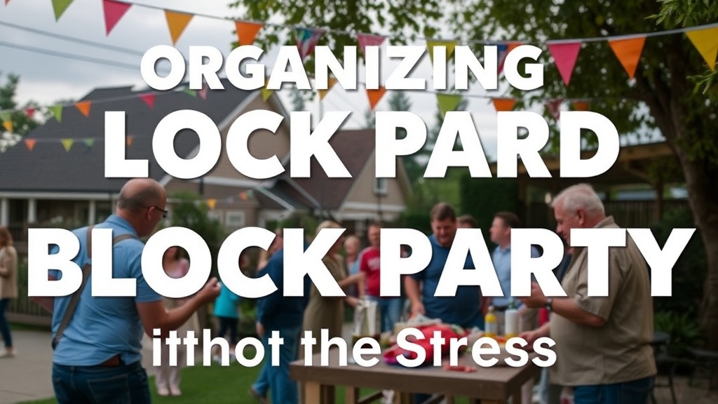 Organizing a Neighbourhood Block Party in North Vancouver Without the Stress