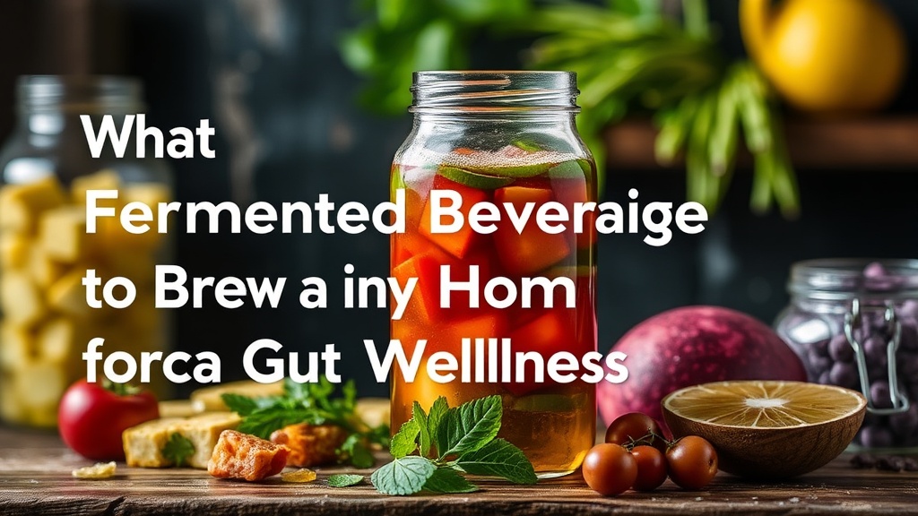 What Are the Best Fermented Beverages to Brew at Home for Gut Wellness?