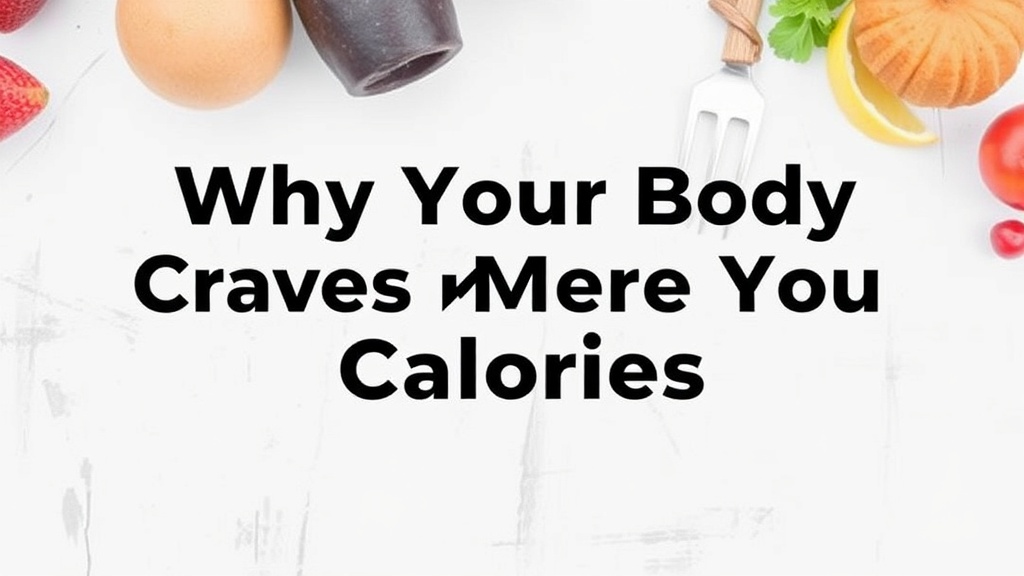 Why Your Body Craves More Than Just Calories