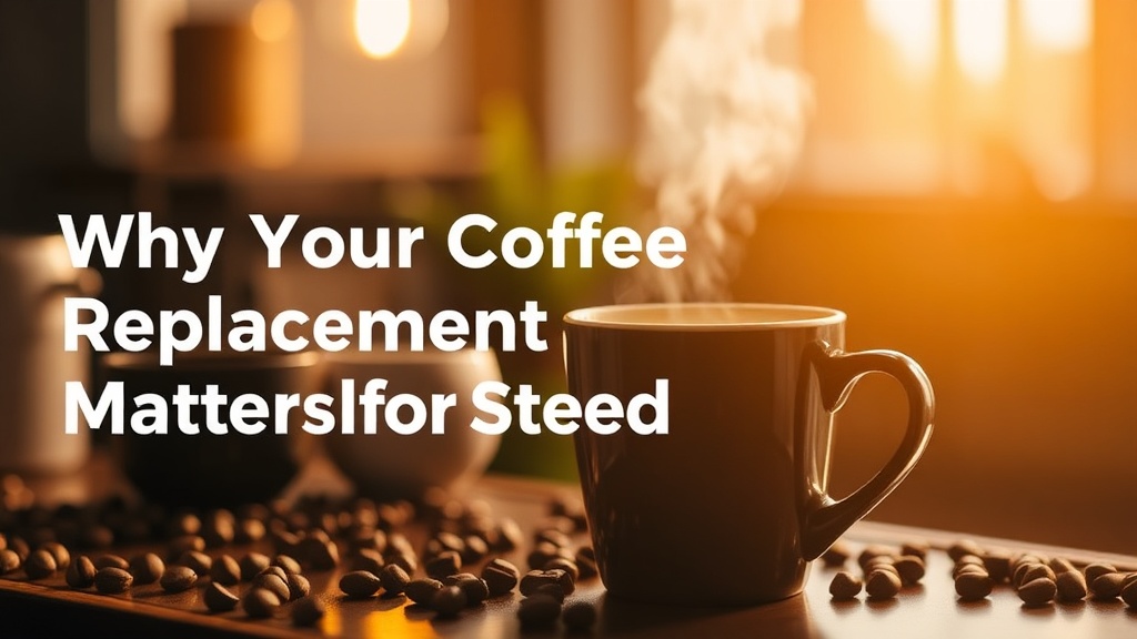 Why Your Coffee Replacement Strategy Matters for Steady Energy