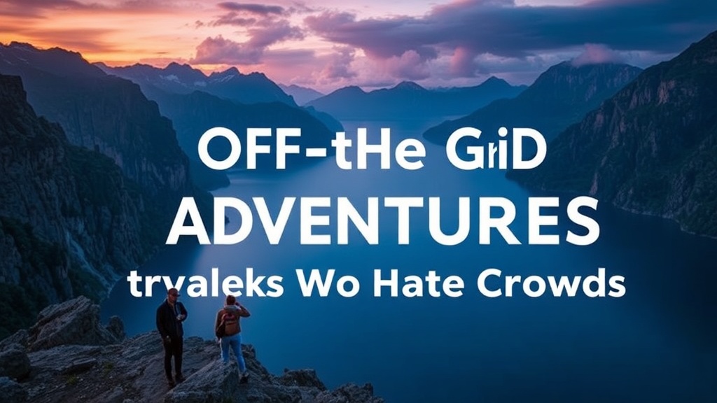 5 Off-the-Grid Adventures for Travelers Who Hate Crowds