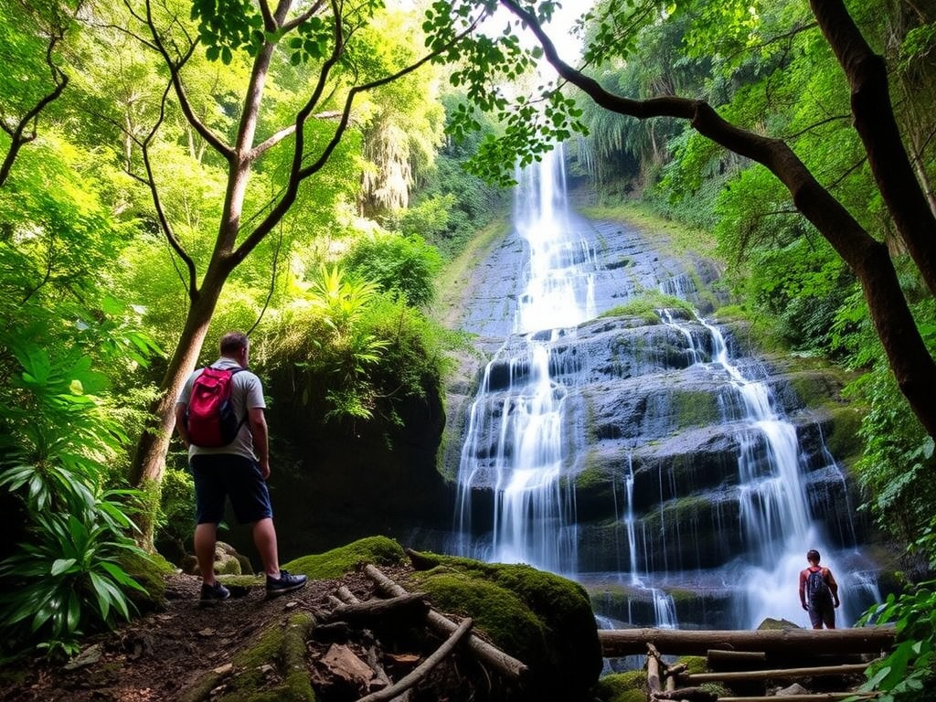 Borneo jungle trek, wildlife and waterfall adventure
