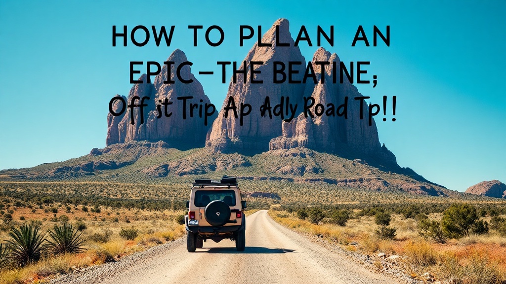 How to Plan an Epic Off-the-Beaten-Path Road Trip Adventure