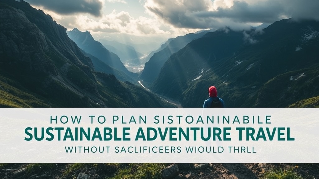 How to Plan Sustainable Adventure Travel Without Sacrificing the Thrill