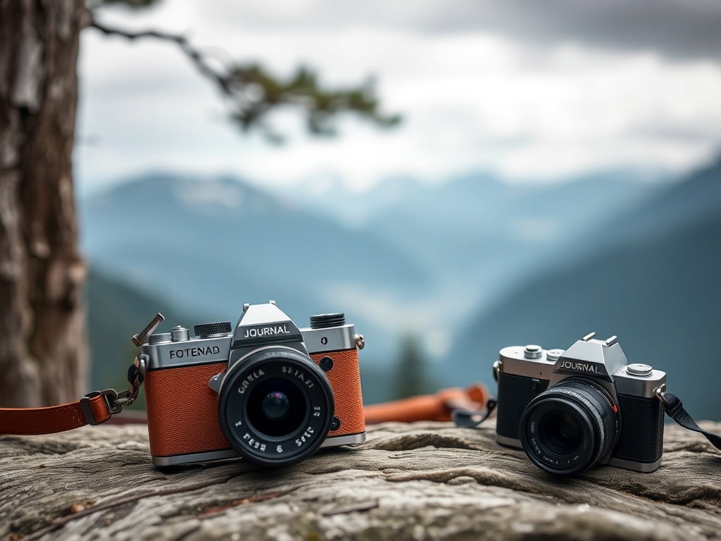journal and camera ready for documenting adventures
