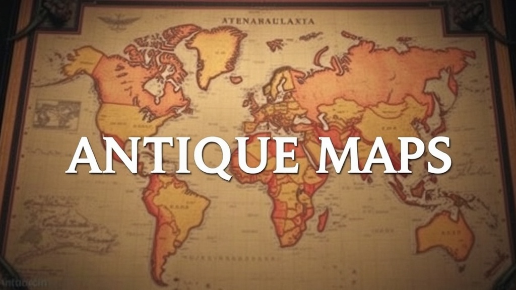 7 Types of Antique Maps Every Collector Should Know About