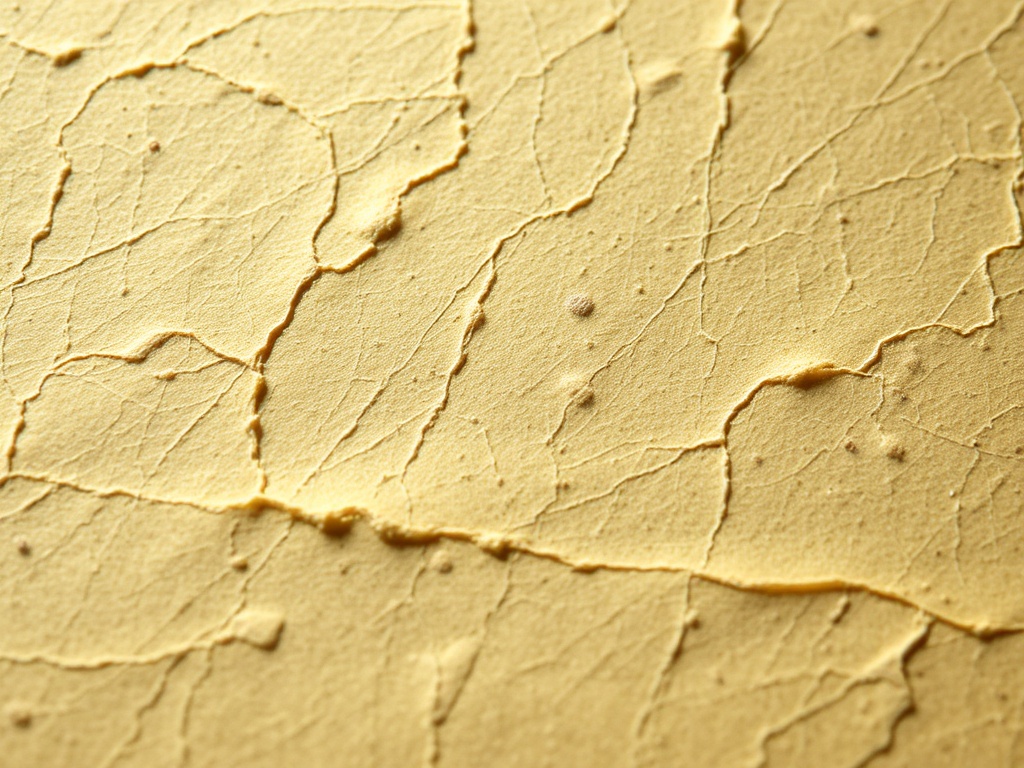 close-up macro of old laid paper with chain lines visible under light, aged texture, fibers detailed