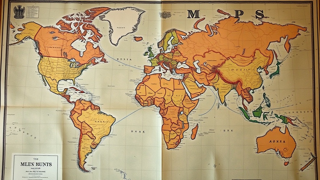 How to Care for and Display Your Vintage Maps | Old Maps
