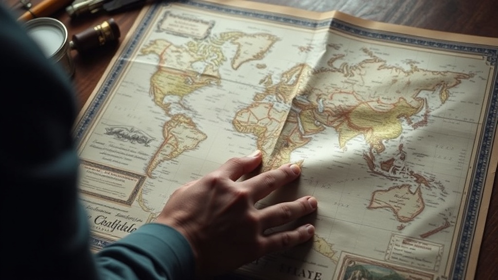 How to Flatten and Restore Folded Antique Maps Without Damage