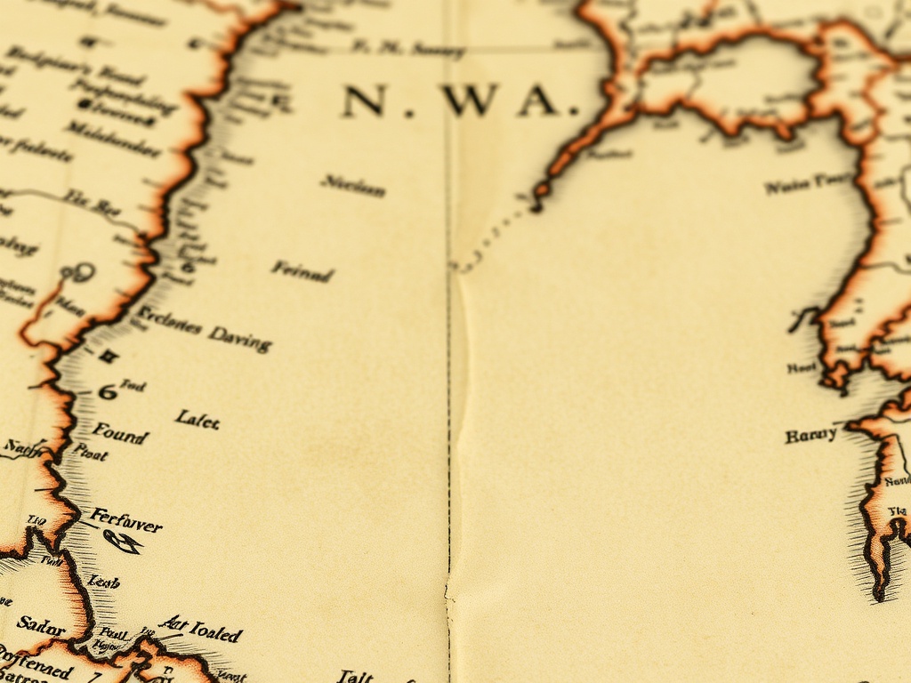 close-up of antique engraved map showing fine linework, aged paper texture, hand-colored details