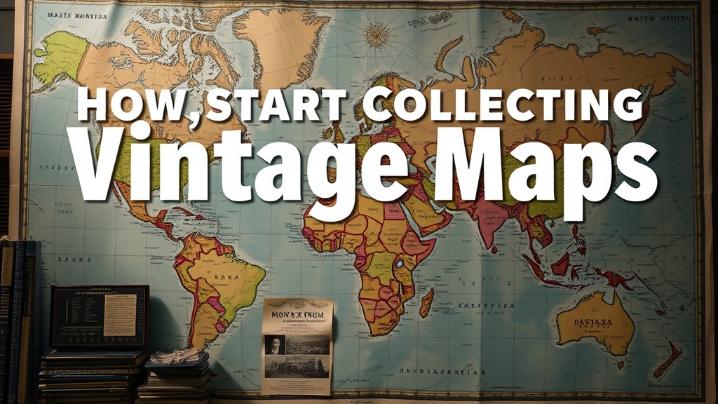 How to Start Collecting Vintage Maps: A Practical Guide for Serious Beginners