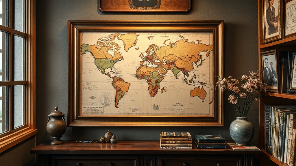 Selecting the Right Frames for Vintage Paper and Maps