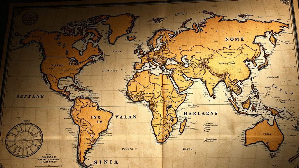 Spotting Authentic Age on Antique World Maps