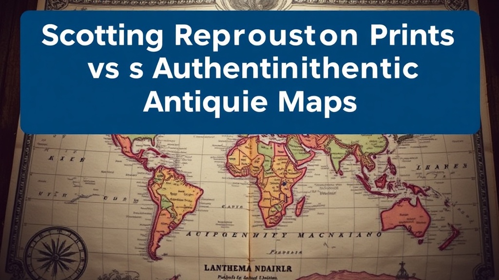 Spotting Reproduction Prints vs Authentic Antique Maps