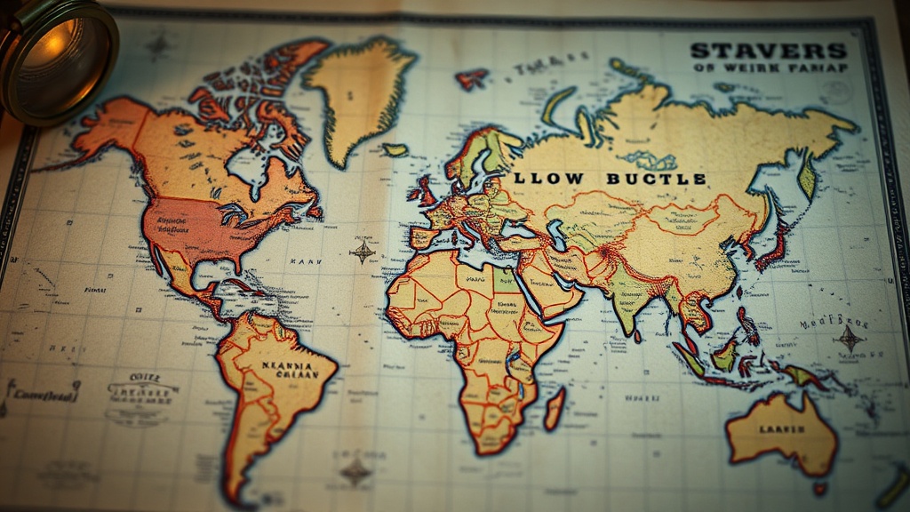 Vintage Map Collecting: A Beginner's Guide to Cartographic Treasures