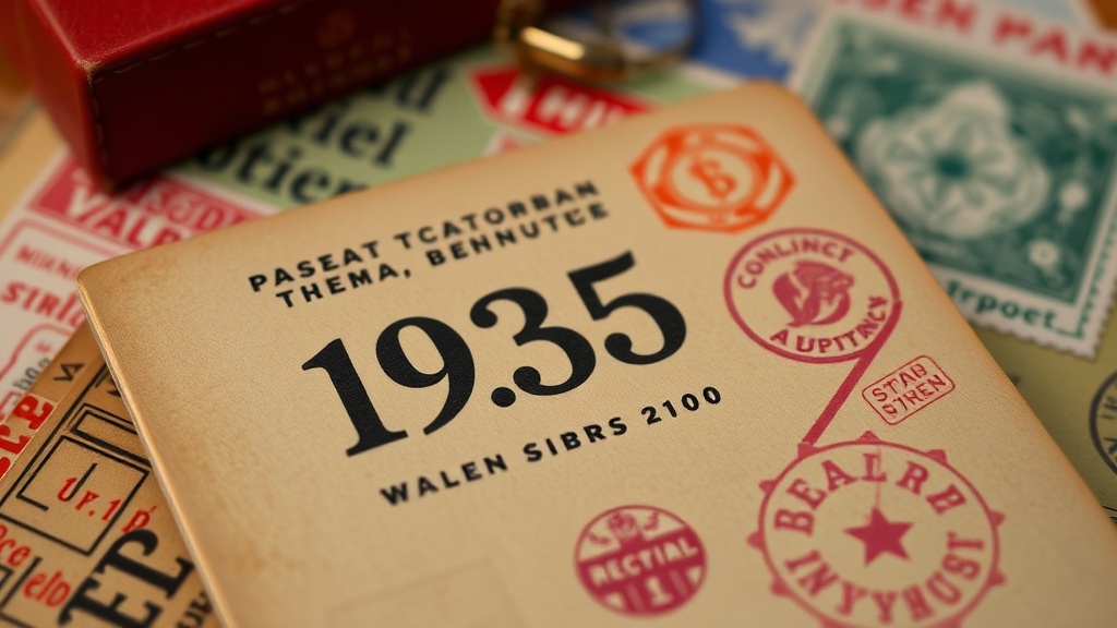 What Do the Numbers and Stamps Inside Your Vintage Passport Actually Mean?