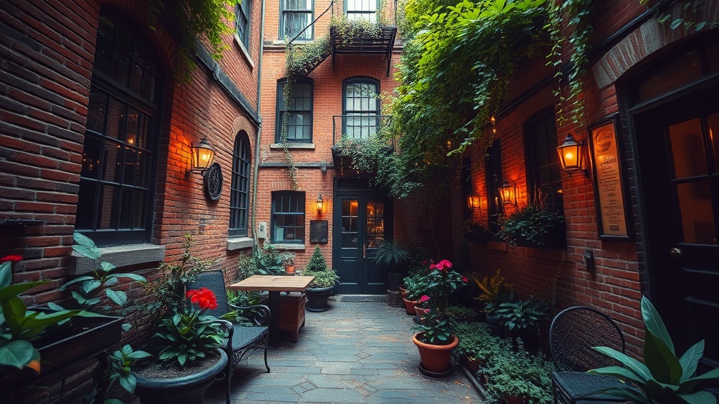 Hidden Courtyards and Secret Gardens of Old Montreal