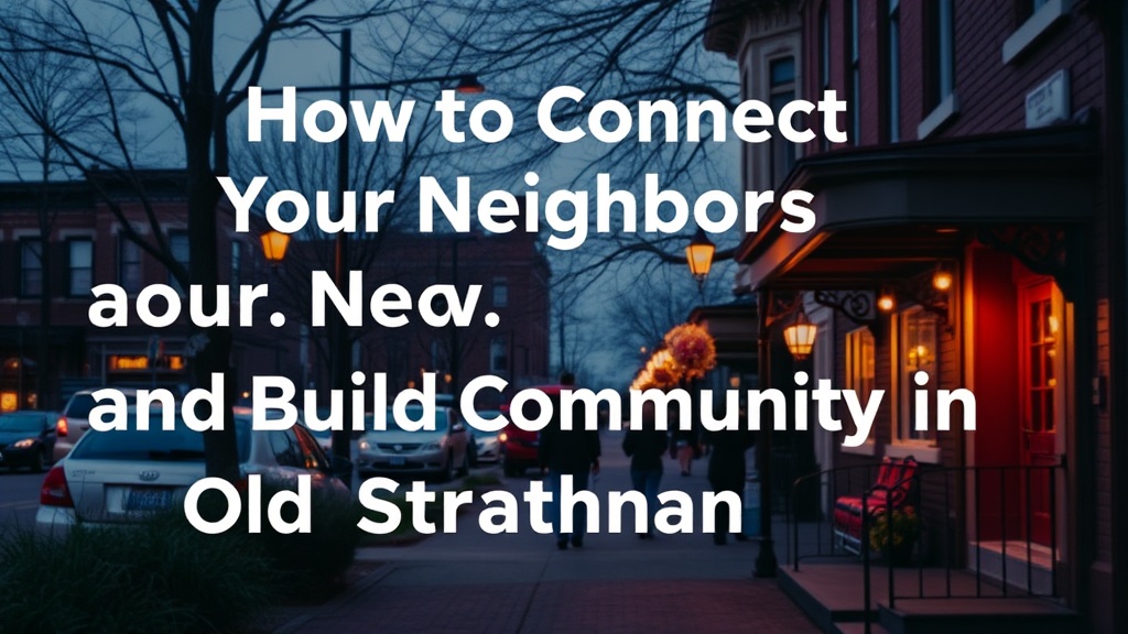 How to Connect with Your Neighbours and Build Community in Old Strathcona