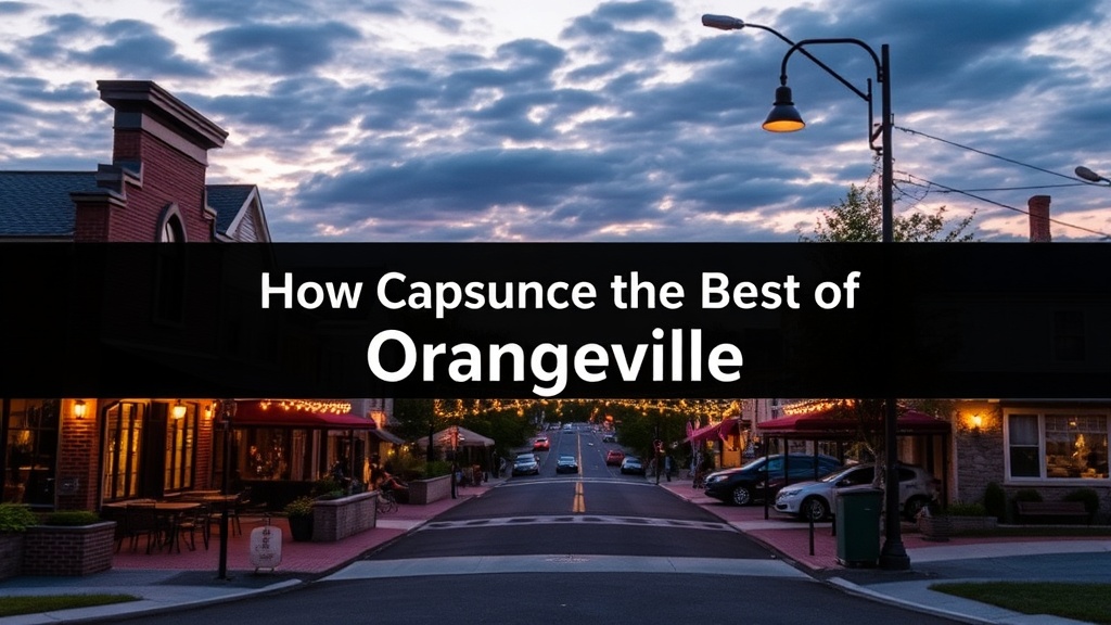 How to Experience the Best of Orangeville: A Local's Guide