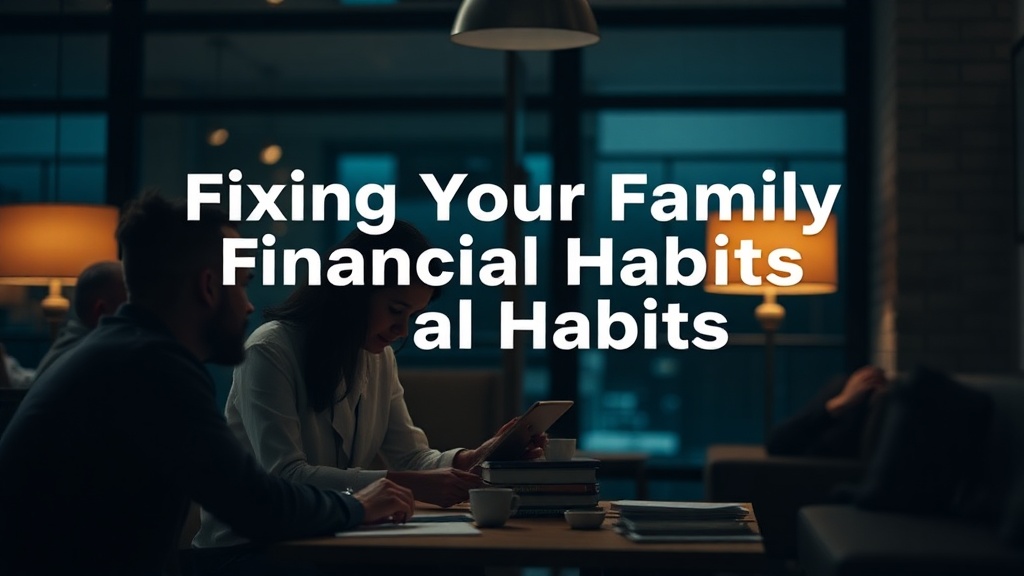 Fixing Your Family Financial Habits Early