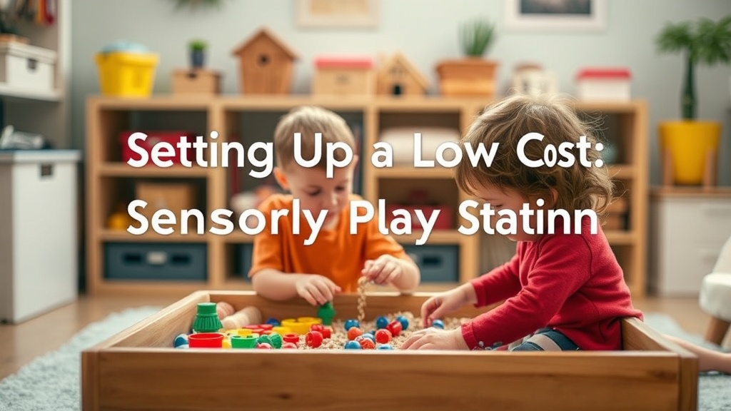Setting Up a Low-Cost Sensory Play Station at Home