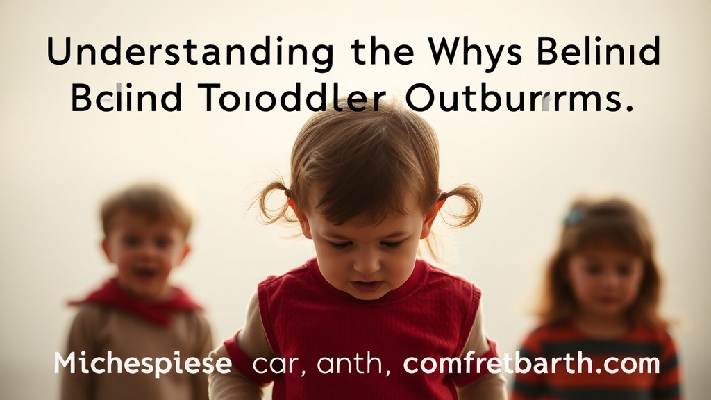 Understanding the Whys Behind Toddler Outbursts: Strategies for Calm and Connection