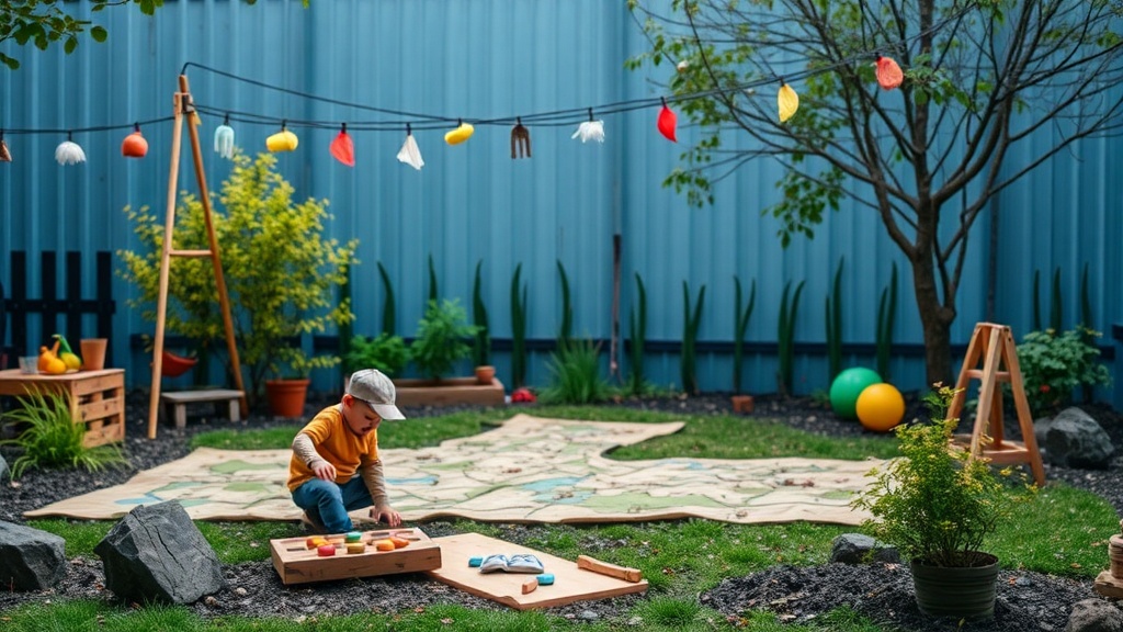 Building a Backyard Adventure Map for Curious Toddlers