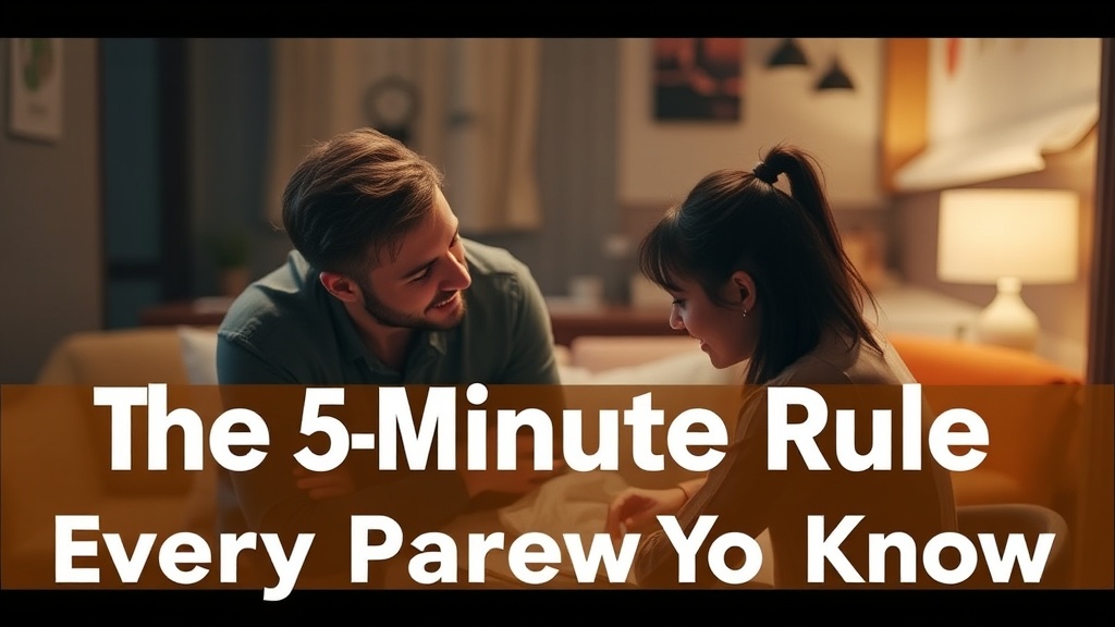 The 5-Minute Rule Every New Parent Should Know