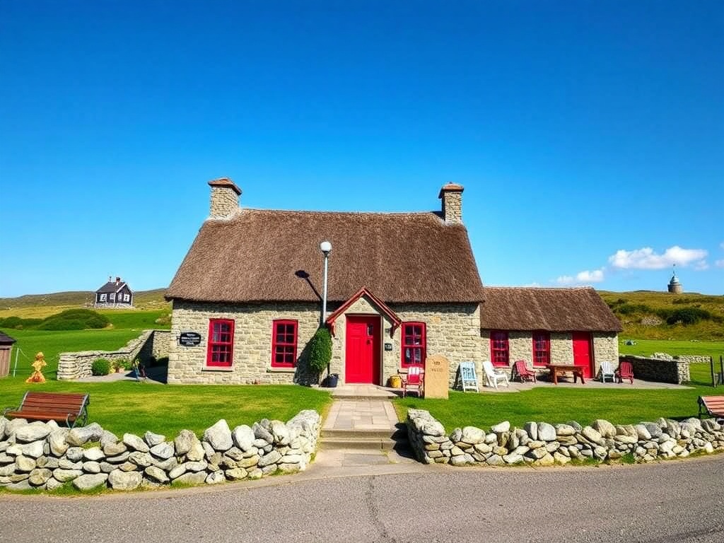 vivid description of the Peggy’s Cove Museum building