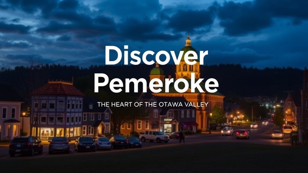 Discover Pembroke: The Heart of the Ottawa Valley