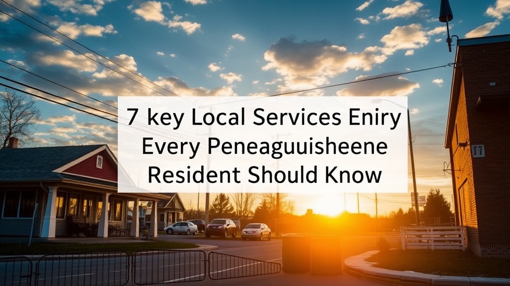 7 key Local Services Every Penetanguishene Resident Should Know About