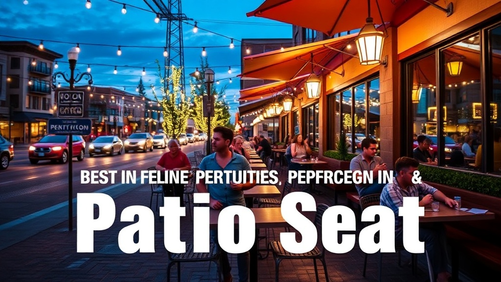 Finding Your Perfect Patio Seat in Downtown Penticton