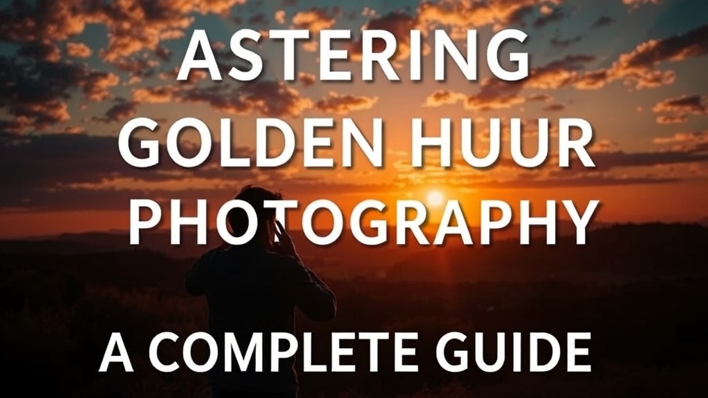Mastering Golden Hour Photography: A Complete Guide