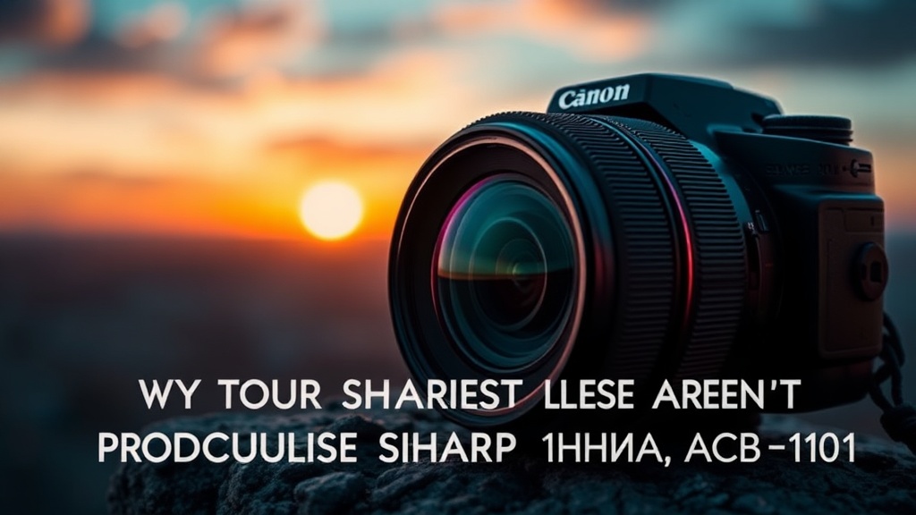 Why Your Sharpest Lenses Aren't Producing Sharp Images