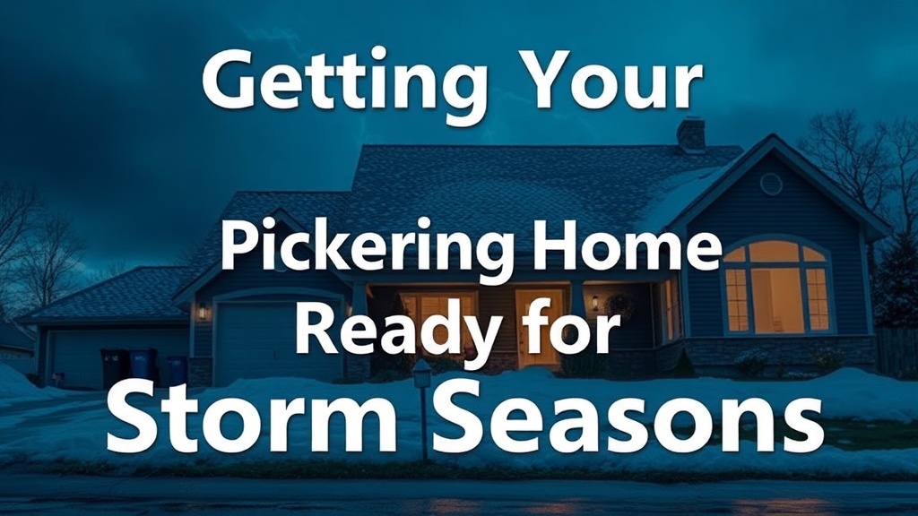 Getting Your Pickering Home Ready for Storm Seasons