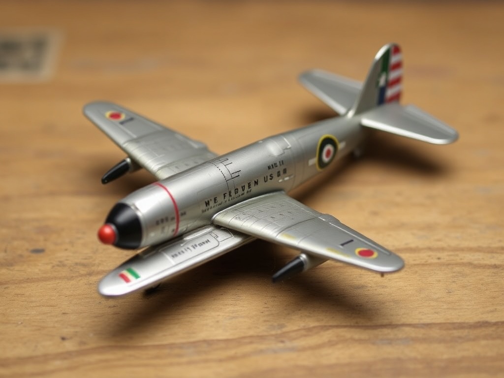 early diecast airplane model vintage release slightly less refined collectible aviation history piece