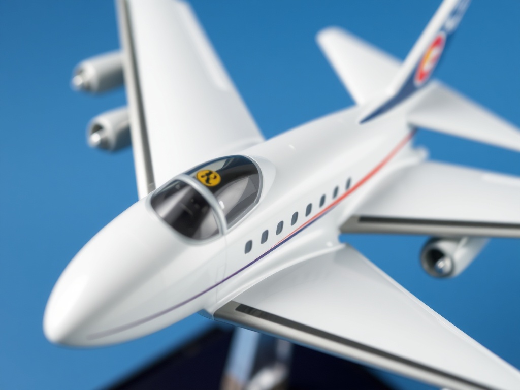 premium resin airplane model ultra detailed finish smooth paint luxury collector item close-up
