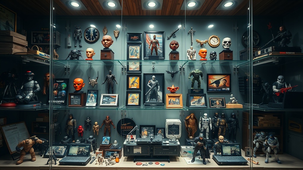 Organizing a High-Value Collectible Display Case