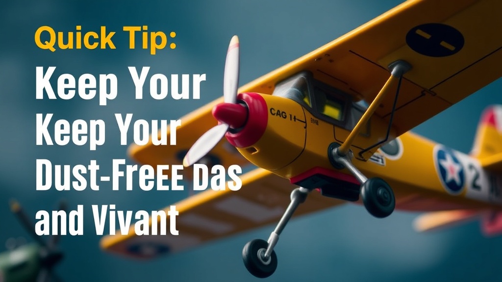 Quick Tip: Keep Your Die-Cast Plane Models Dust-Free and Vibrant