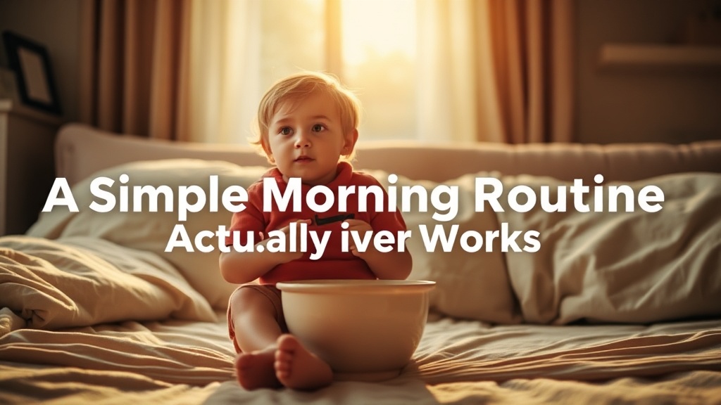 A Simple Morning Routine That Actually Works for Preschoolers