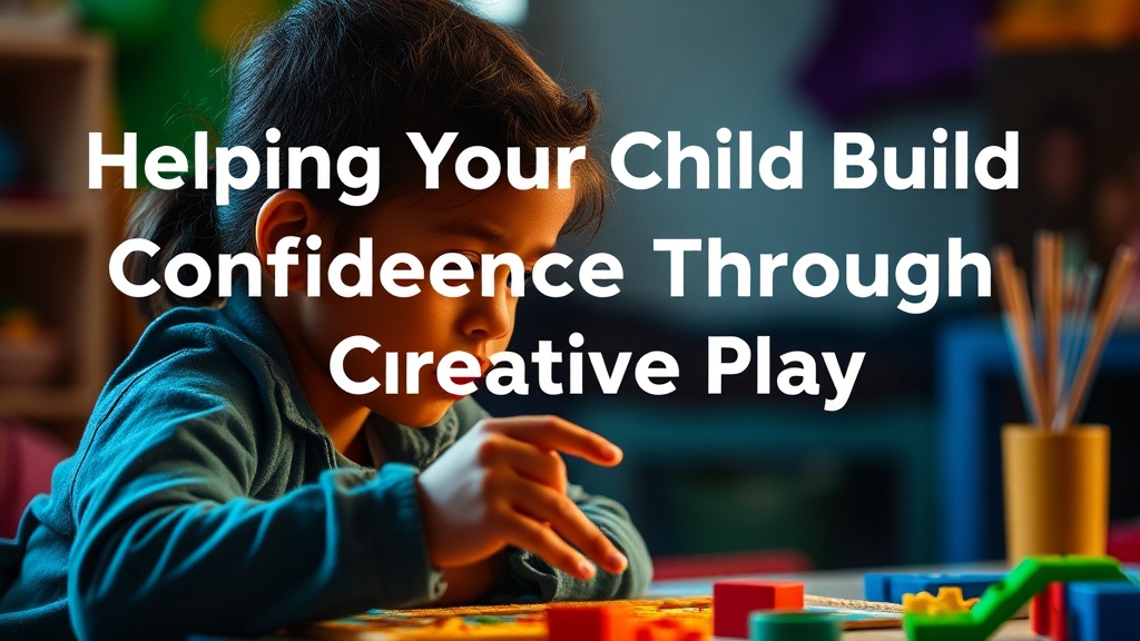 Helping Your Child Build Confidence Through Creative Play