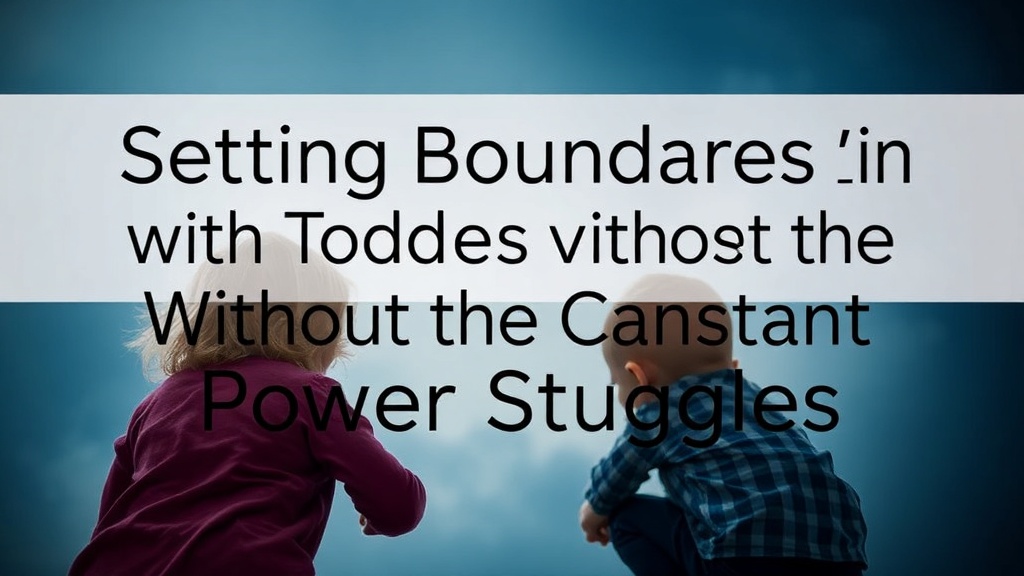 Setting Boundaries with Toddlers Without the Constant Power Struggles