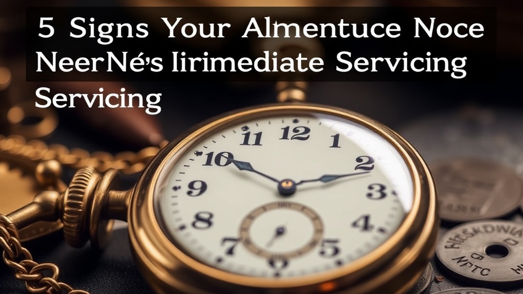 5 Signs Your Antique Pocket Watch Needs Immediate Servicing