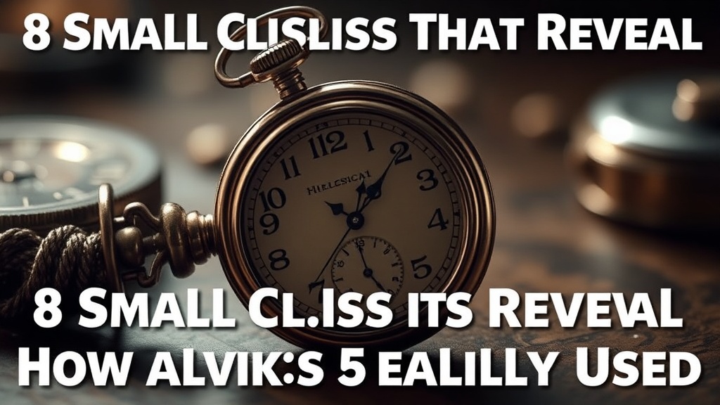 8 Small Clues That Reveal How a Pocket Watch Was Really Used