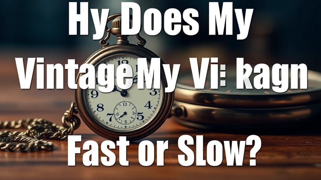 Why Does My Vintage Pocket Watch Run Fast or Slow?