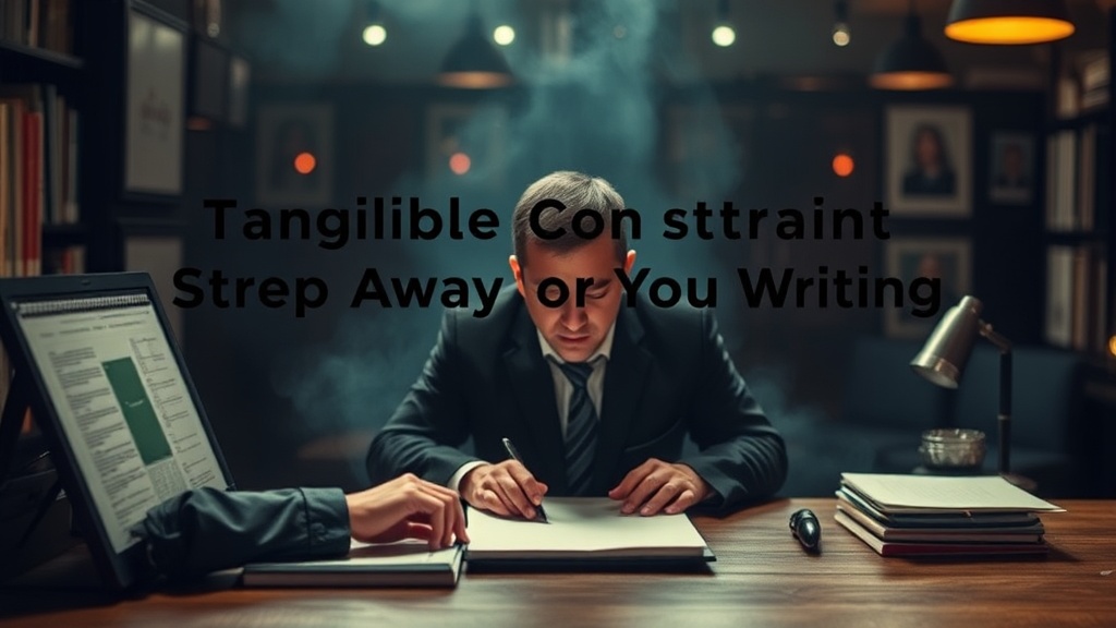 7 Tangible Constraints That Strip Away Your Writing Fluff
